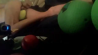 dildo floozy takes a fat one to the balls&period; reverberation dodgy